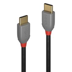 CABLU alimentare si date Lindy pt.smartphone  USB Type-C (T) la USB Type-C (T), 1 m, PVC, gri, "LY-36871" (timbru verde 0.08 lei) 399683