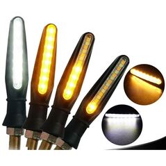 Set 2 lampi Semnalizare Moto SECVENTIALA, cu 2 functii, pozitie si semnalizare, AVX-ZD59B 360785