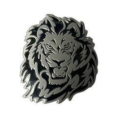 Emblema auto model "LION", reliefata 3D, dimensiune 6 x 7 cm 383718
