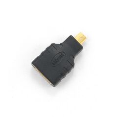 ADAPTOR video GEMBIRD, HDMI (M) la Micro-HDMI (T), conectori auriti, black, "A-HDMI-FD" (timbru verde 0.08 lei) 392080
