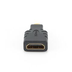 ADAPTOR video GEMBIRD, HDMI (M) la Micro-HDMI (T), conectori auriti, black, "A-HDMI-FD" (timbru verde 0.08 lei) 392080
