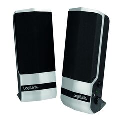BOXE LOGILINK 2.0, RMS:  4.8W (2 x 2.4W), black&amp;silver, USB power "SP0026" (timbru verde 0.8 lei) 392319