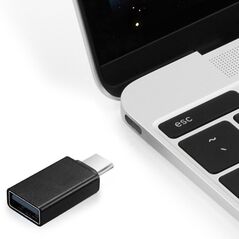 ADAPTOR GEMBIRD, pt. smartphone, USB 2.0 Type-C (T) la USB 2.0 (M), negru, "A-USB2-CMAF-01" (timbru verde 0.08 lei) 393433
