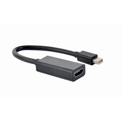 ADAPTOR video GEMBIRD, Mini-DisplayPort (T) la HDMI (M), rezolutie maxima 4K (3840 x 2160) la 30Hz, black, "A-mDPM-HDMIF4K-01" (timbru verde 0.08 lei) 394611