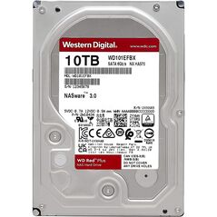 HDD WD 10TB, Red Plus, 7.200 rpm, buffer 256 MB, pt NAS, "WD101EFBX" 394736