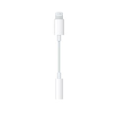 Adaptor USB smartphone Apple, Lightning (T) la Jack 3.5 mm (M), cauciuc, alb, "mmx62zm/a" (timbru verde 0.08 lei) 396195