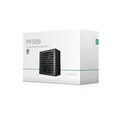 SURSA DEEPCOOL PF500, 500W(real), 120mm silent fan, 80 PLUS White, 2x PCI-E (6+2), 6x S-ATA, (timbru verde 2 lei), "R-PF500D-HA0B-EU" 397406