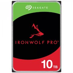 HDD NAS SEAGATE IronWolf Pro 10TB CMR 3.5", 256MB, SATA 6Gbps, 7200RPM, RV Sensors, Rescue Data Recovery Services 3 ani, TBW: 550TB, "ST10000NT001" 398914