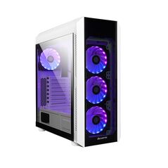 CARCASE Chieftec, "Scorpion III" middle tower White , ATX Gaming case, T Glass, 4x RGB fan, MB sync, remote, "GL-03W-OP" (timbru verde 0.32 lei) 399923