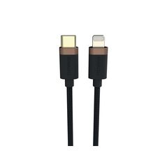 Cablu Duracell USB-C to Lightning C94 1m Black "USB9012A" (timbru verde 0.08 lei) 400468