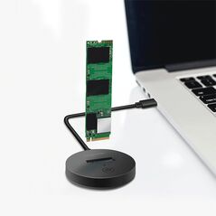 ADAPTOR USB LOGILINK, M.2 NVMe (PCIe) / SATA (NGFF) la USB 3.2 Gen 2, viteza max 10 Gb/s, negru "QP0032"  (timbru verde 0.18 lei) 400833