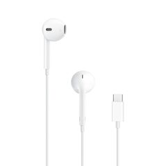 CASTI Apple EarPods, pt. smartphone, cu fir, intraauriculare - butoni, microfon pe fir, conectare prin USB Type-C, alb, "mtjy3zm/a" (timbru verde 0.18 lei) 401980