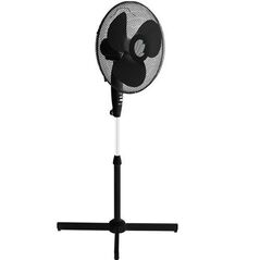 Ventilator cu picior ECG FS 40A negru, 50W, 40cm, 3 viteze, silentios 402917