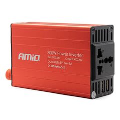 Convertor de tensiune 24V -> 230V, 300W/600W, 2 x USB 5V 405713