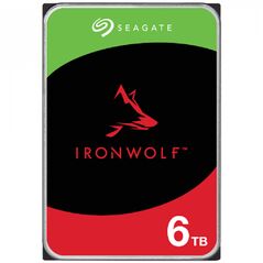 HDD  Seagate HDD NAS IronWolf 6TB CMR, 3.5, 256MB, 5400RPM, RV Sensors, SATA, Rescue Data Recovery Services 3 ani, TBW: 180 "ST6000VN006" 406322
