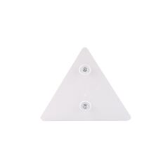Set 2 triunghiuri de avertizare reflectorizante pentru remorci, culoare rosie, dimensiune 15 x 15 cm 405657