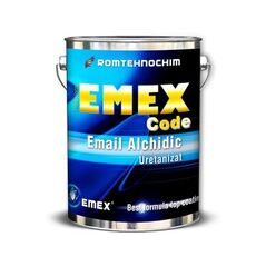 Email Alchidic Uretanizat “Emex Code”, Alb, Bidon 5 Kg 10578