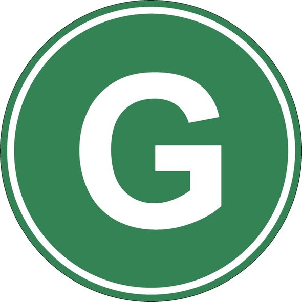 Eticheta, Autocolant Litera G, Autocolant Camion Litera G, Diamentru 22 cm 360167