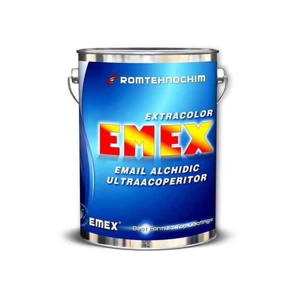 Email Alchidic “Emex Extracolor", Alb, Bidon 5 Kg 10401