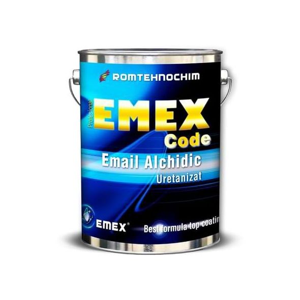Email Alchidic Uretanizat “Emex Code”, Alb, Bidon 5 Kg 10570