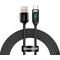 CABLU alimentare si date Baseus Display, Fast Charging Data Cable pt. smartphone, USB la USB Type-C 66W, braided, 1m, negru "CASX020001" (timbru verde 0.18 lei) 397619
