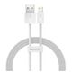 CABLU alimentare si date Baseus Dynamic Series, Fast Charging Data Cable pt. smartphone, USB la Lightning Iphone 2.4A, 1m, braided, alb "CALD000402" (timbru verde 0.18 lei) - 6932172602024 397605